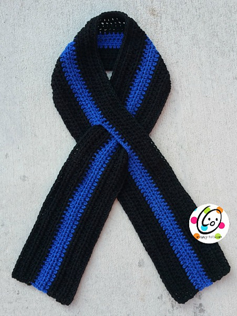 Thin Blue Line Scarf