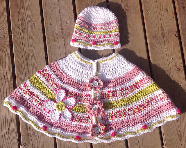 Snappy Poncho and Cloche