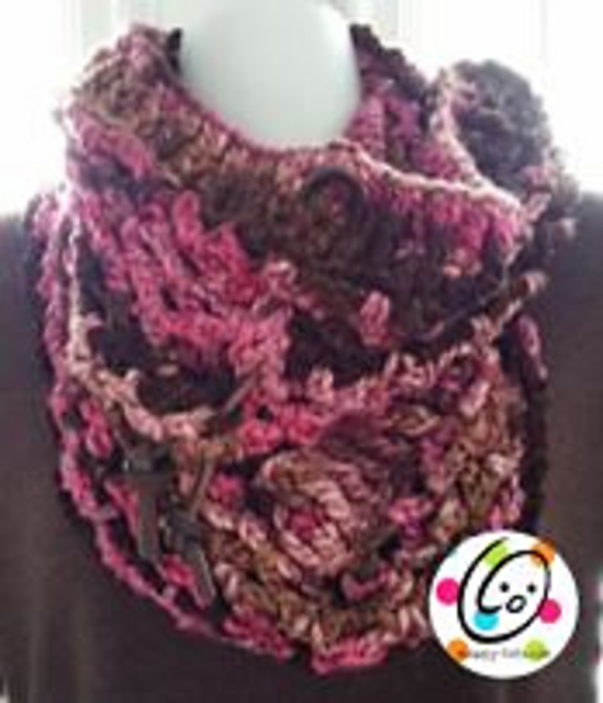 Raspberry Truffle Infinity Scarf
