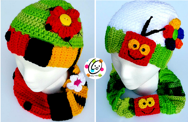 Bug Wraps Beanie and Cowl
