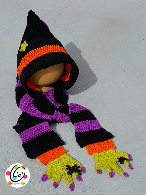 Hooded Witch Scarf
