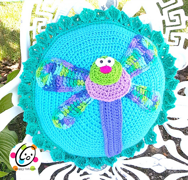 Dewey Dragonfly Pillow