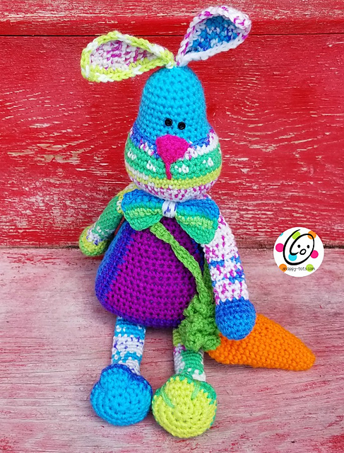 Funky Fufu Stuffed Bunny