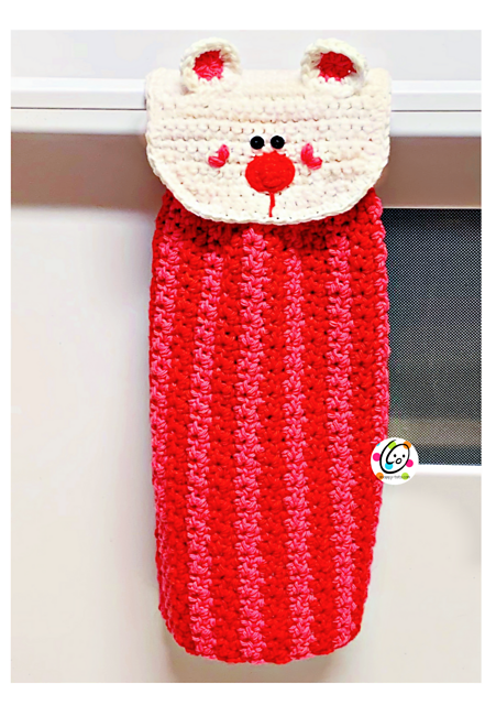 Beary Sweet Hanging Towel