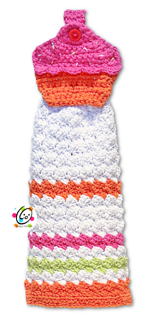Sweet Frosting Hanging Towel