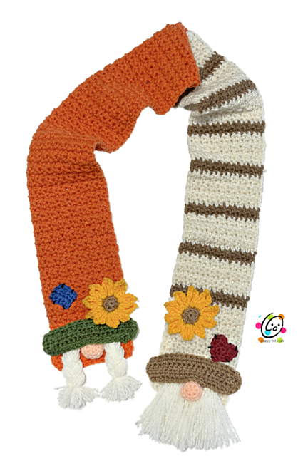 Fall Gnome Scarf
