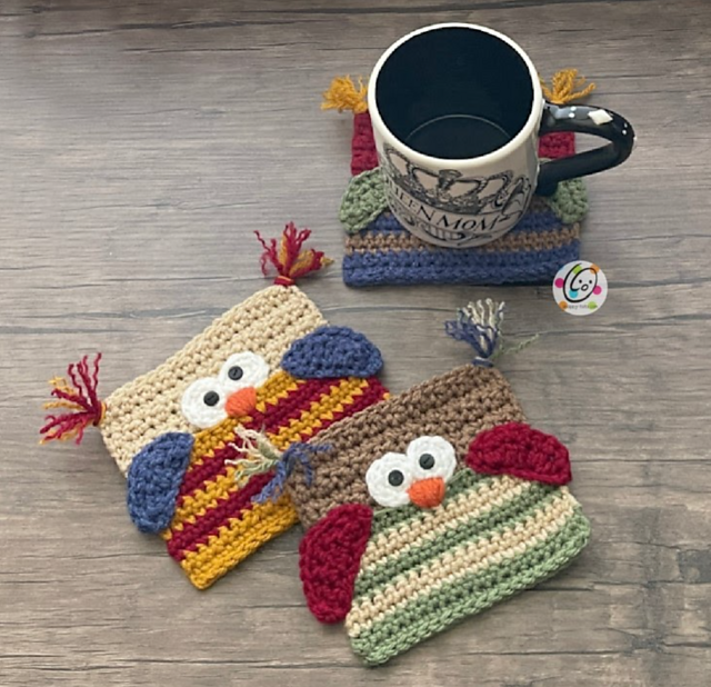 Whoooz Mug Rug