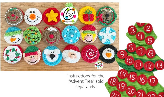 Ravelry: Advent Ornaments pattern by Heidi Yates