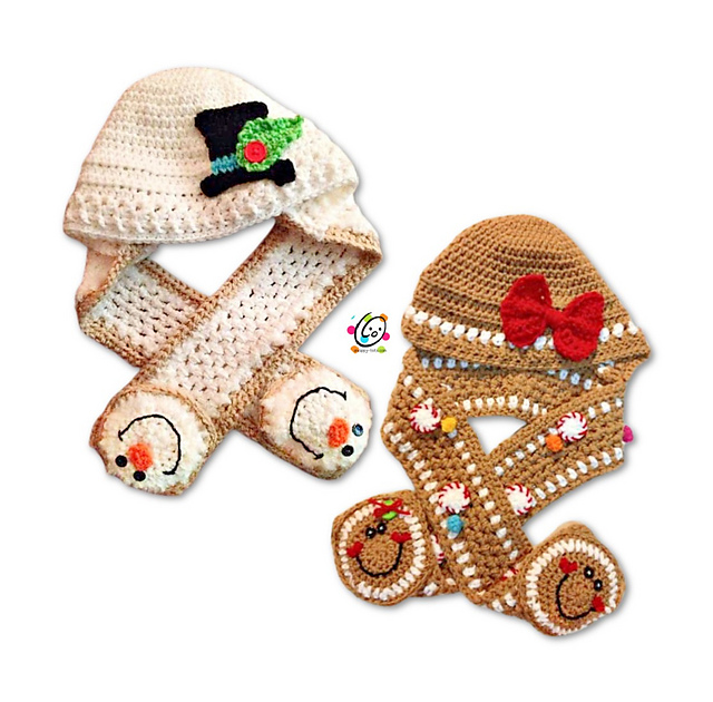 Hooded Cookie Scarves