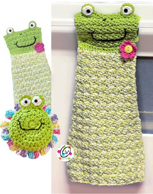 Froggy Flower Scrubbers