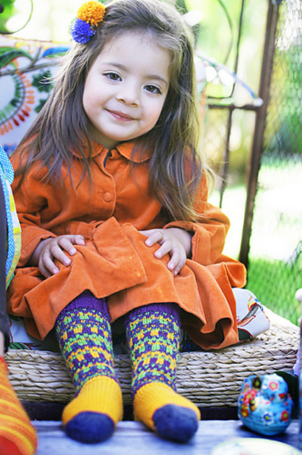 Funky Fair Isle Socks