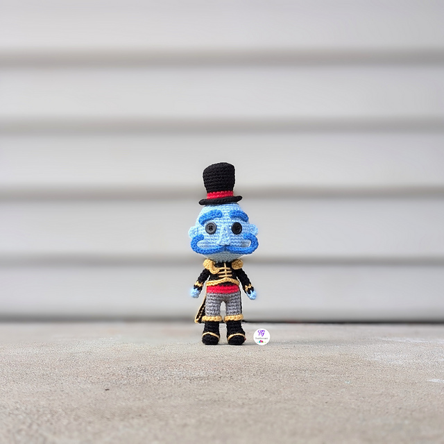 Ravelry Coraline Bobinsky Amigurumi pattern by Ankita Palit