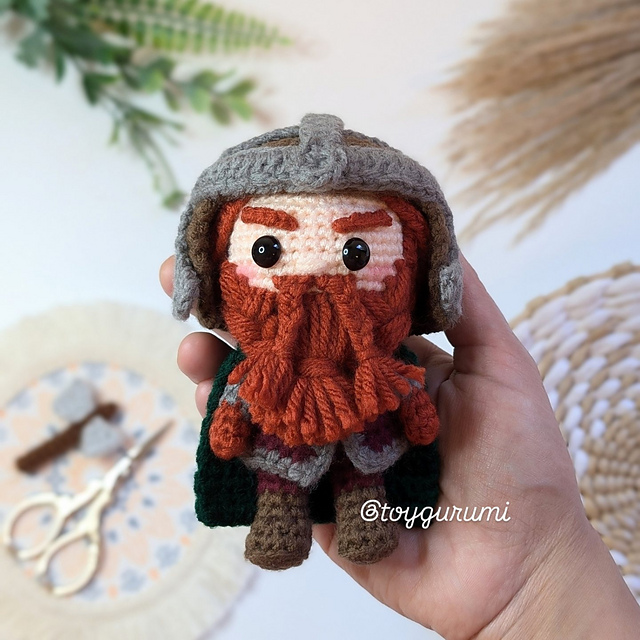 Gimli LOTR Amigurumi