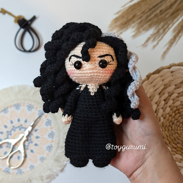 Ravelry: Bellatrix Lestrange Amigurumi pattern by Ankita Palit