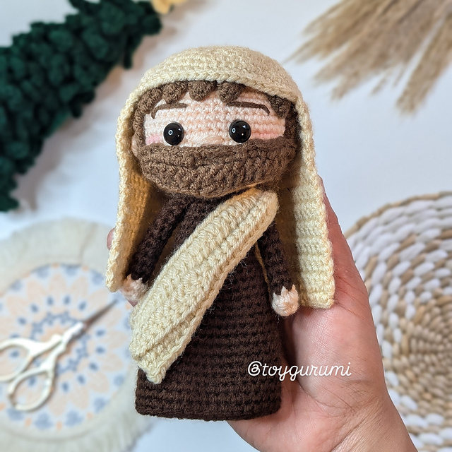 Nativity Set Joseph Amigurumi