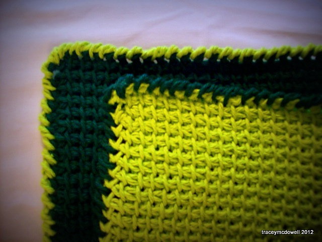 Tunisian No Nonsense Dish Cloth