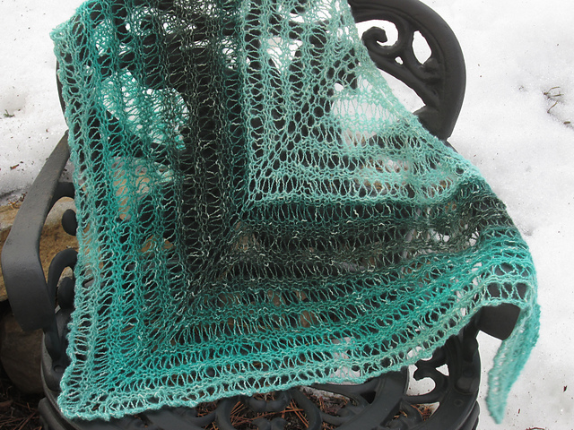 Drop Stitch Shawl
