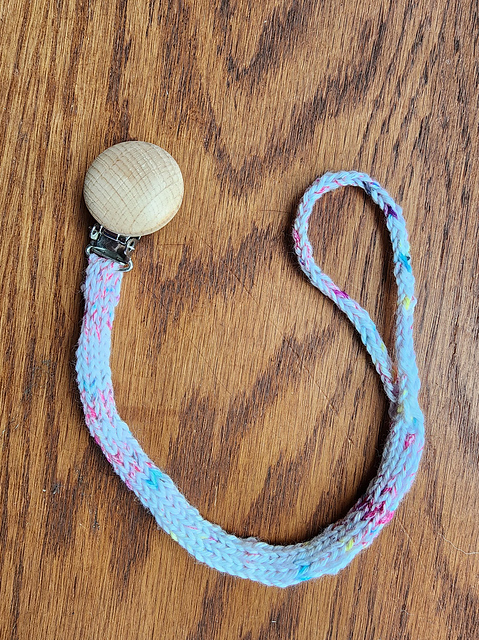 I-cord Pacifier Clip