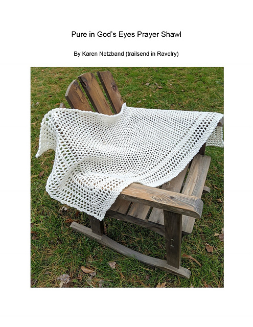Pure in God's Eyes Prayer Shawl
