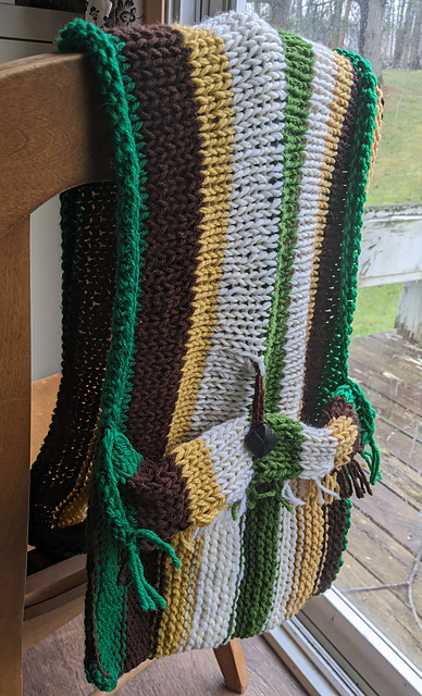 Prayer Pocket Shawl Fringed