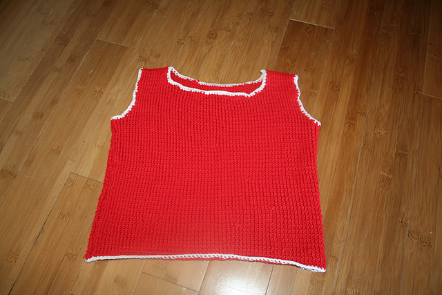 #26 Girl's Sleeveless Pullover, Scarf & Purse