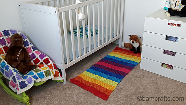 Double Rainbow Rug