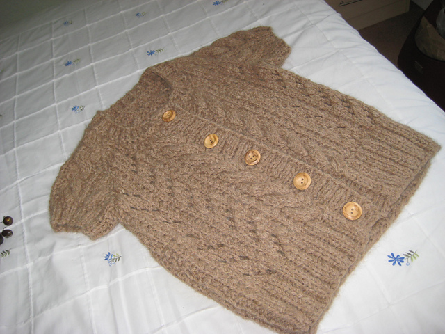Cable and Lace Top