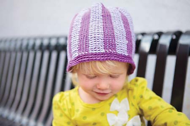 Tunisian Striped Hat