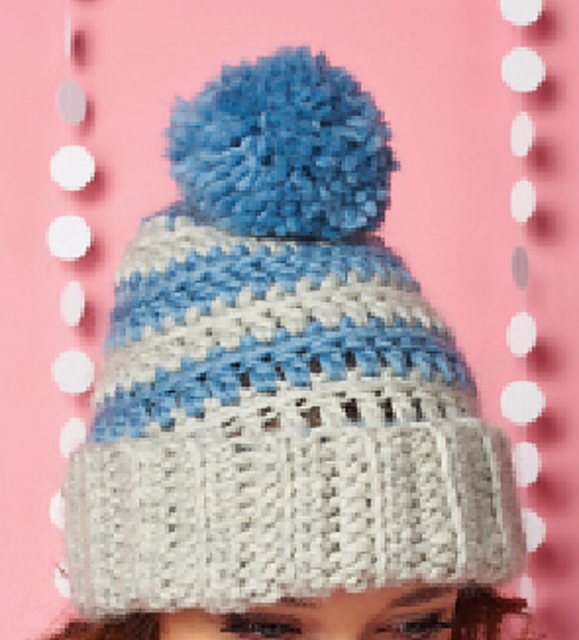 Chunky bobble hat
