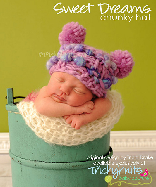 Sweet Dreams Hat / Photo Prop by TrickyKnits
