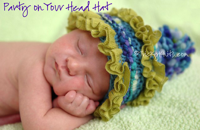 Party on Your Head Hat / Photography Prop
