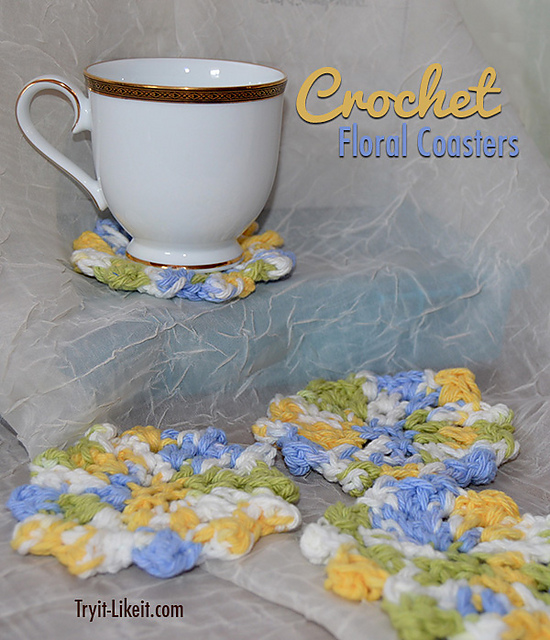 Spring Floral Coasters