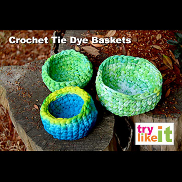 Tye Dye Basket