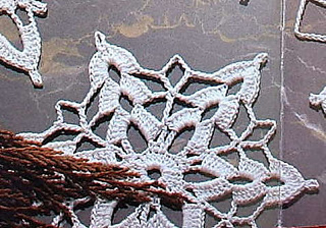 Cut-Glass Snowflake Doily - Small Version