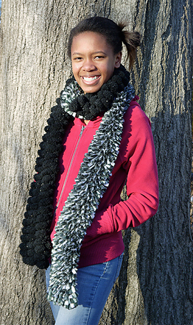 4003C Frivola & Cha Cha Split Scarf