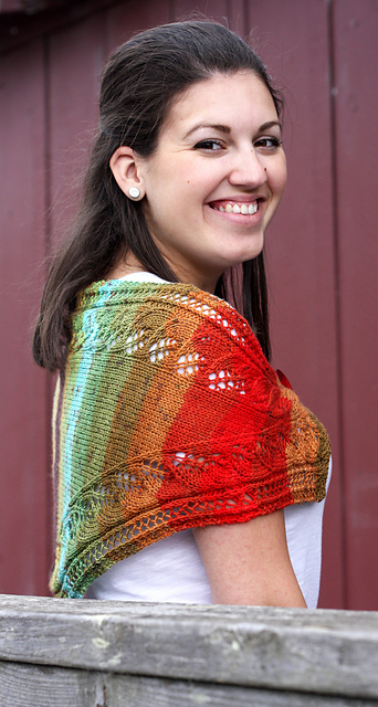Fish Tail Shawlette