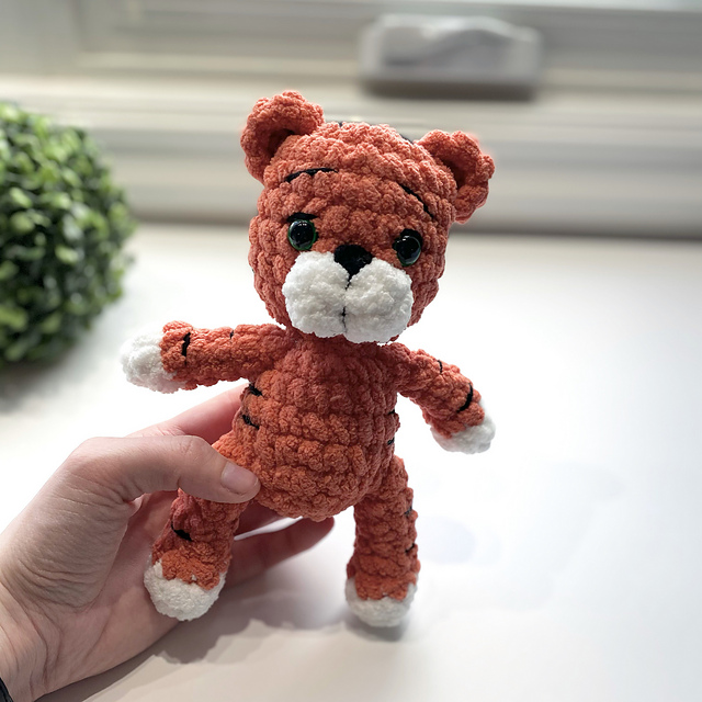 Amigurumi Tiger Plush