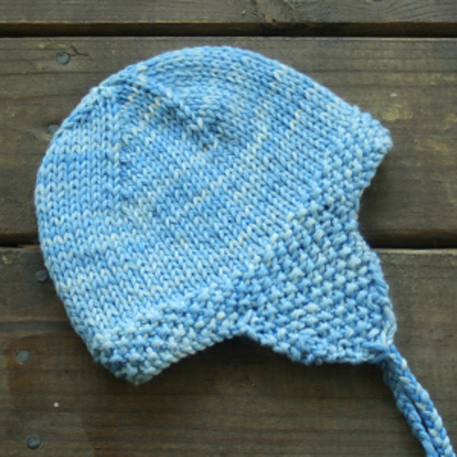 Seed Stitch Earflap Hat