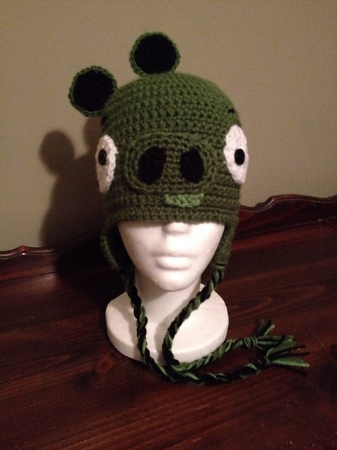 Gorro Bad Piggy a Crochet