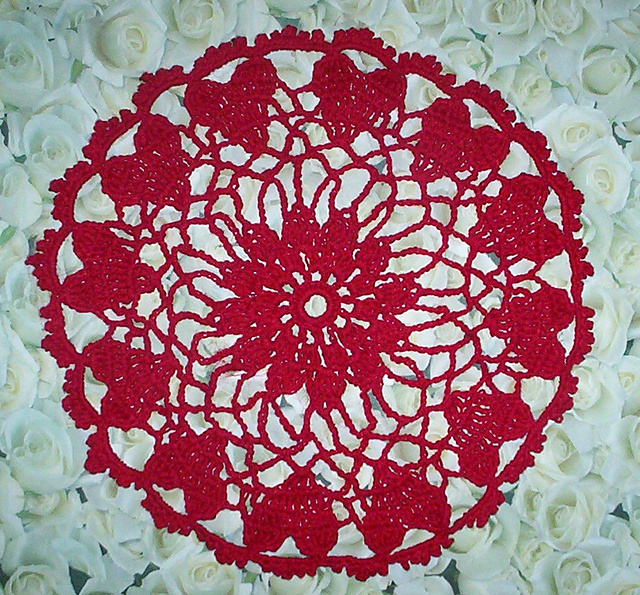 Heart's Desire Doily