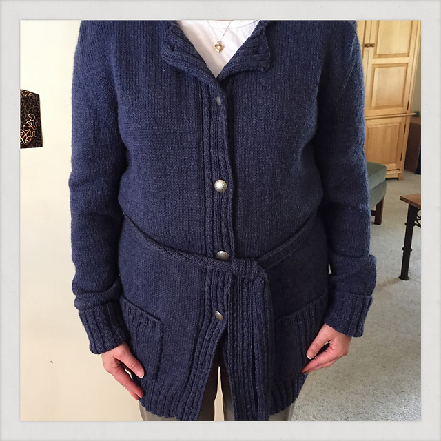 Long-wrap cardigan