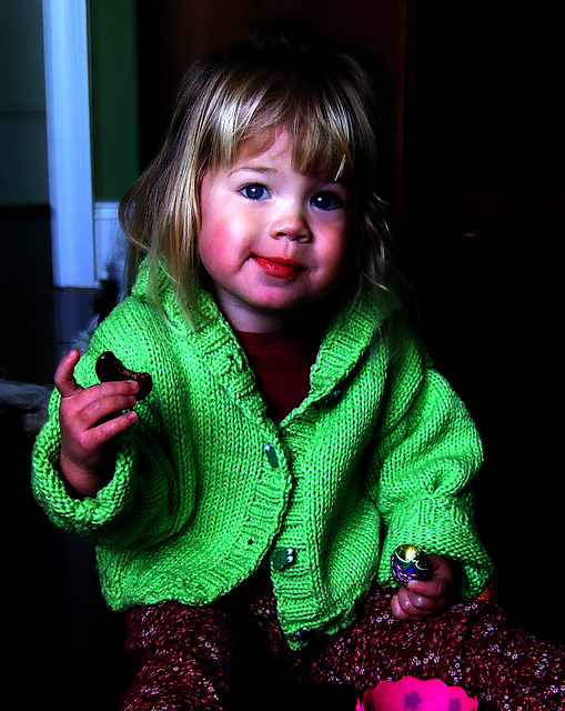 Daughter's Cropped Cardigan
