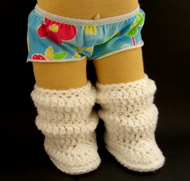 Slouchee Boots for Waldorf Dolls