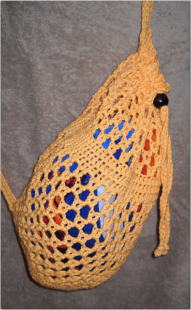 Drawstring Sling Beach Bag