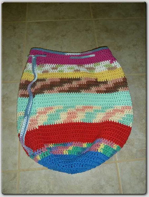 Scrappy Cotton Sling Tote