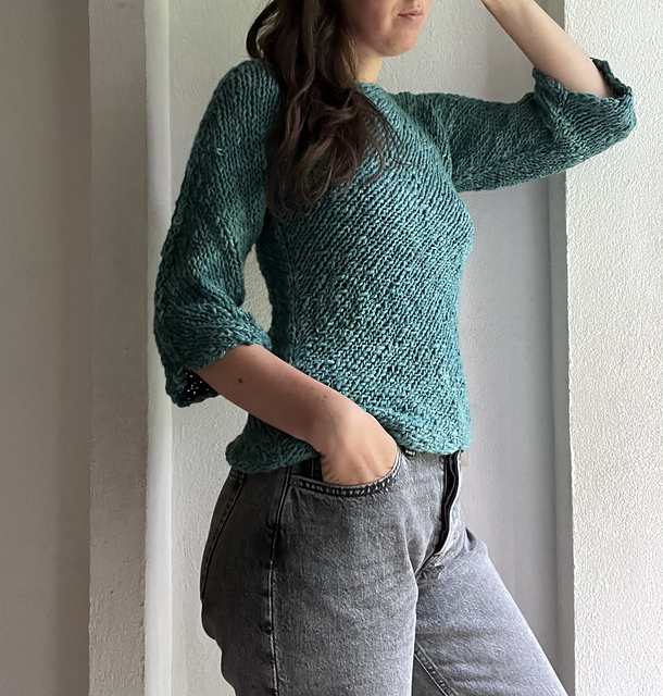 crossbody pullover