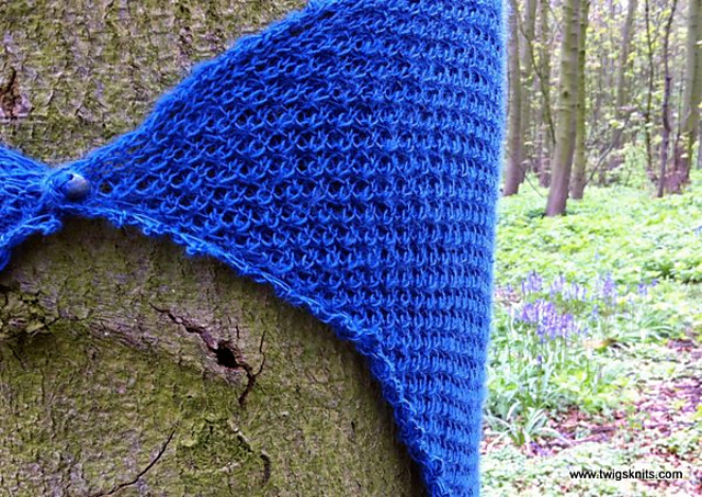 Bluebell Lace Knitted Shawl