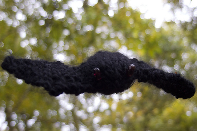 Spooky Bat Halloween Knitting Pattern