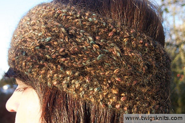 Stag Aran Lace Knitted Headband