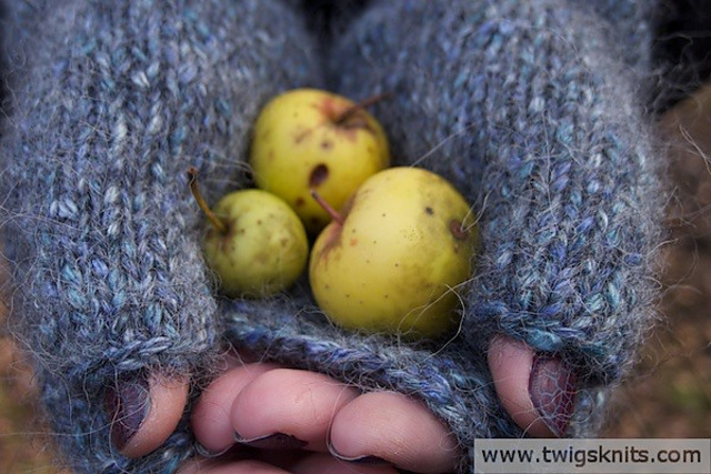 Aran Knitted Wrist Warmers